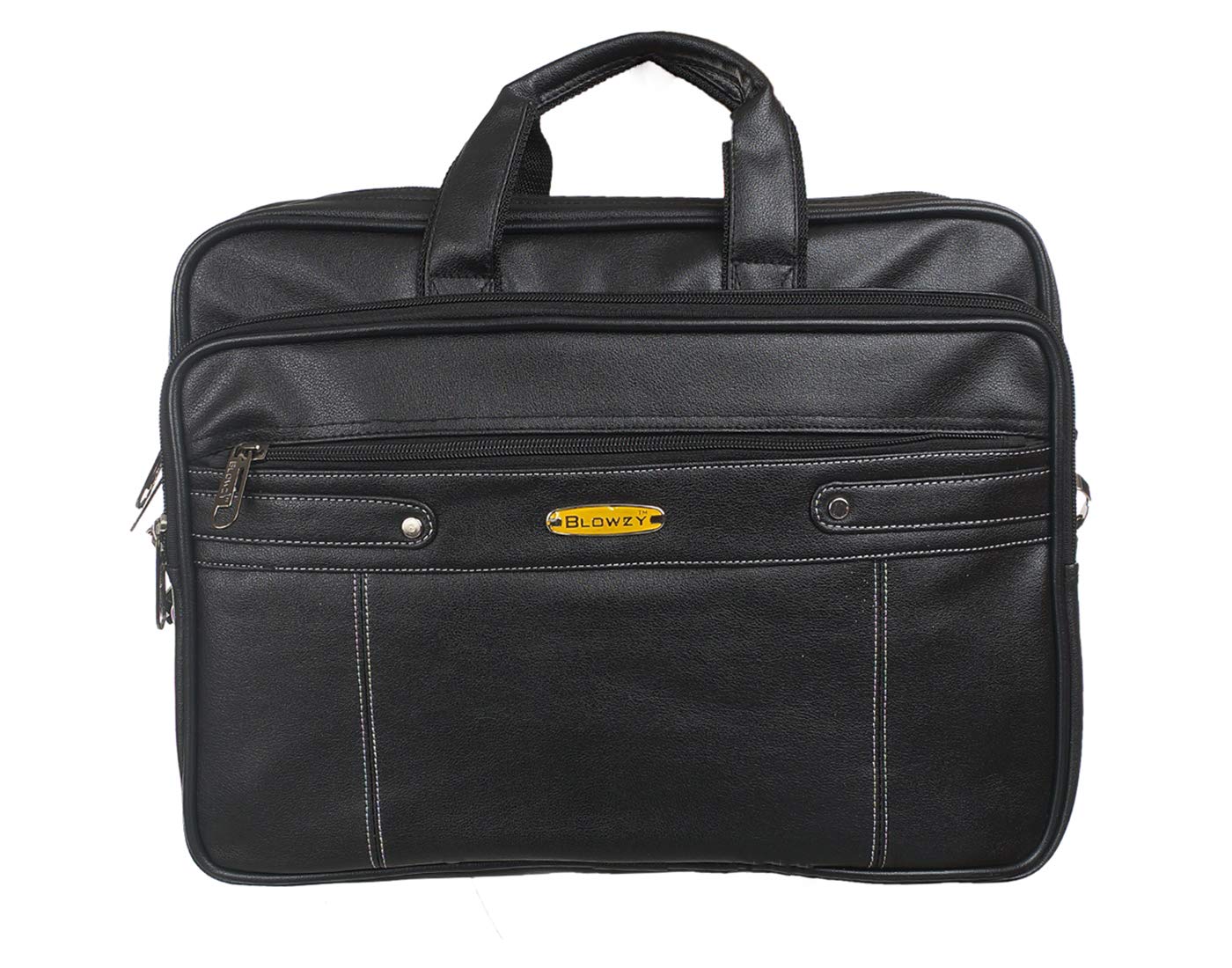 Blowzy Expandable 15.6 inch Laptop Shoulder Messenger Sling Office Bag for Men & Women (Black) (B08M6CRLDF) Amazon Price History, Amazon Price Tracker