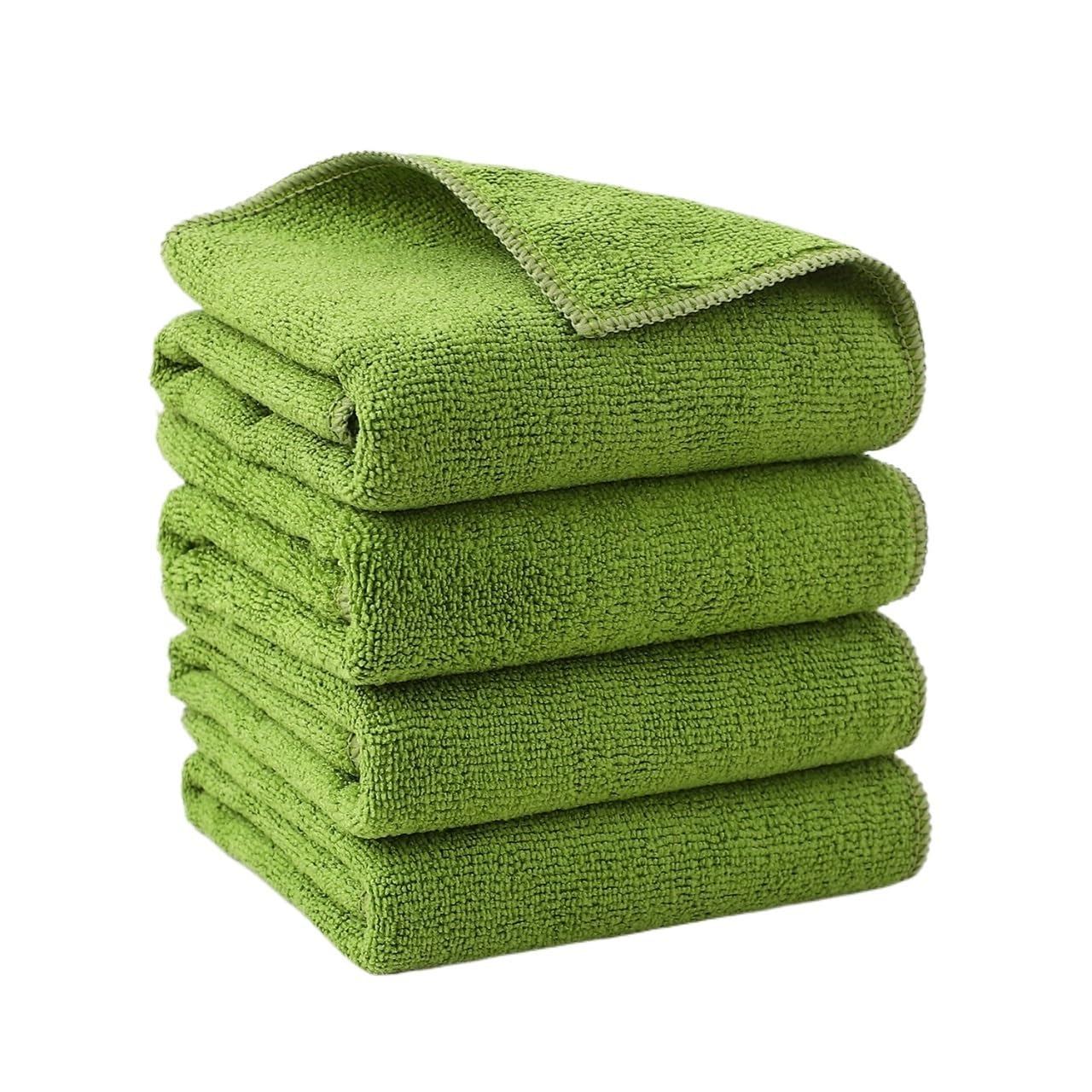 Jobaojiang Lemon Print Kitchen Dish Towel Absorbent Kitchen Towels Dish Cloth For Spring Summer Kitchen Cooking Cleaning Decor(4pcs)