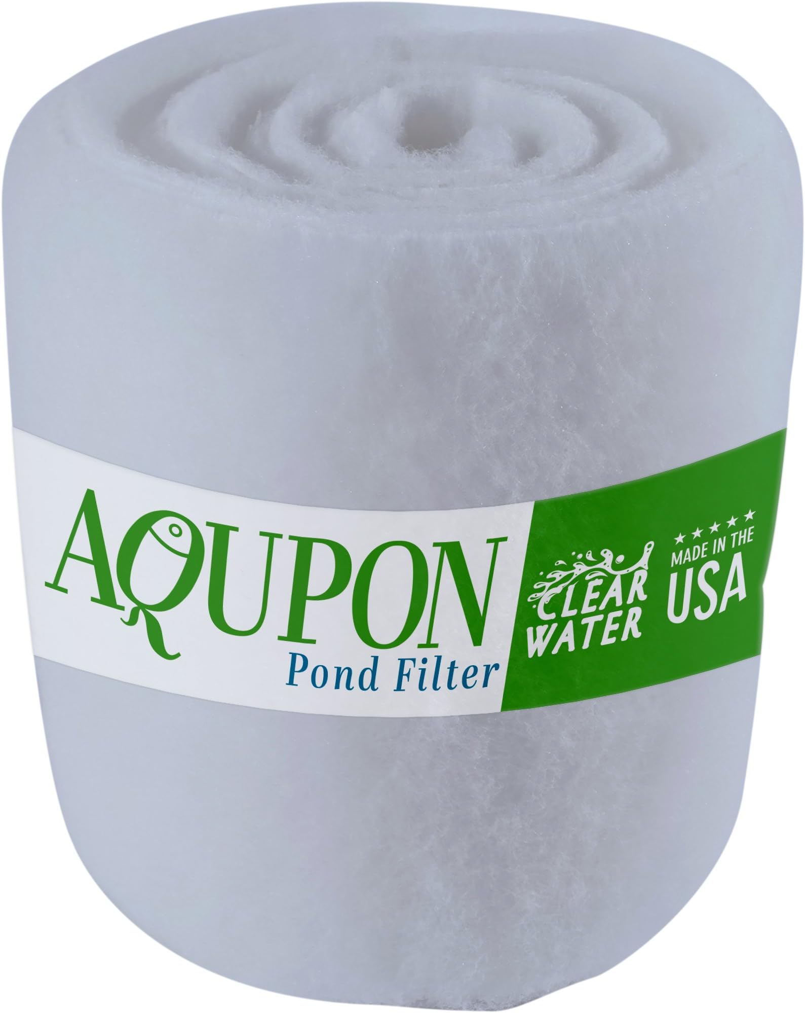 Koi Pond Filter Media Pad - Cut to Fit Roll (Dye-Free/Blue Bonded) - 1.25 Inch Thickness (6 ft, Dye-Free)