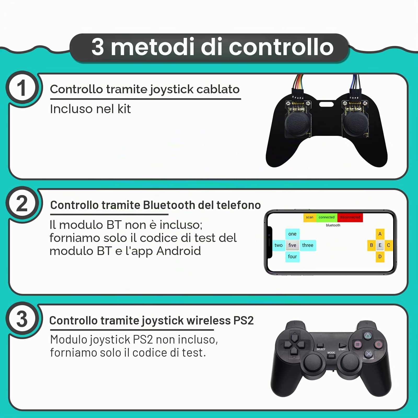 KEYESTUDIO Morsetto ad artiglio robotico con braccio meccanico robotizzato con servi per Arduino UNO IDE