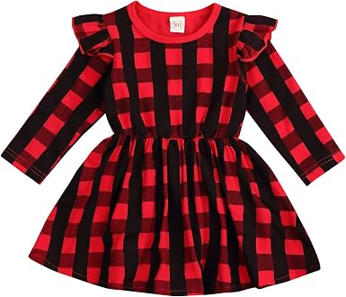 Amazon.com: Vestido de bebé para niña de color blanco y negro, falda de  tutú a cuadros, para fiesta, princesa, ropa formal, Moda, 6-12 meses :  Ropa, Zapatos y Joyería
