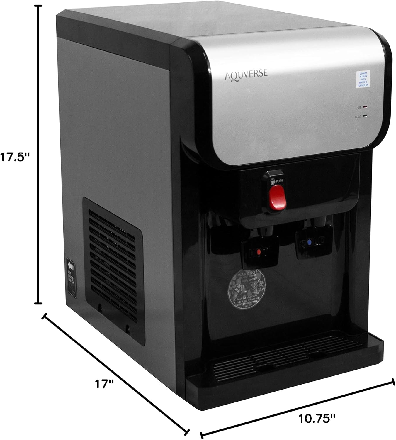 Bottleless Countertop Hot and Cold Water Cooler