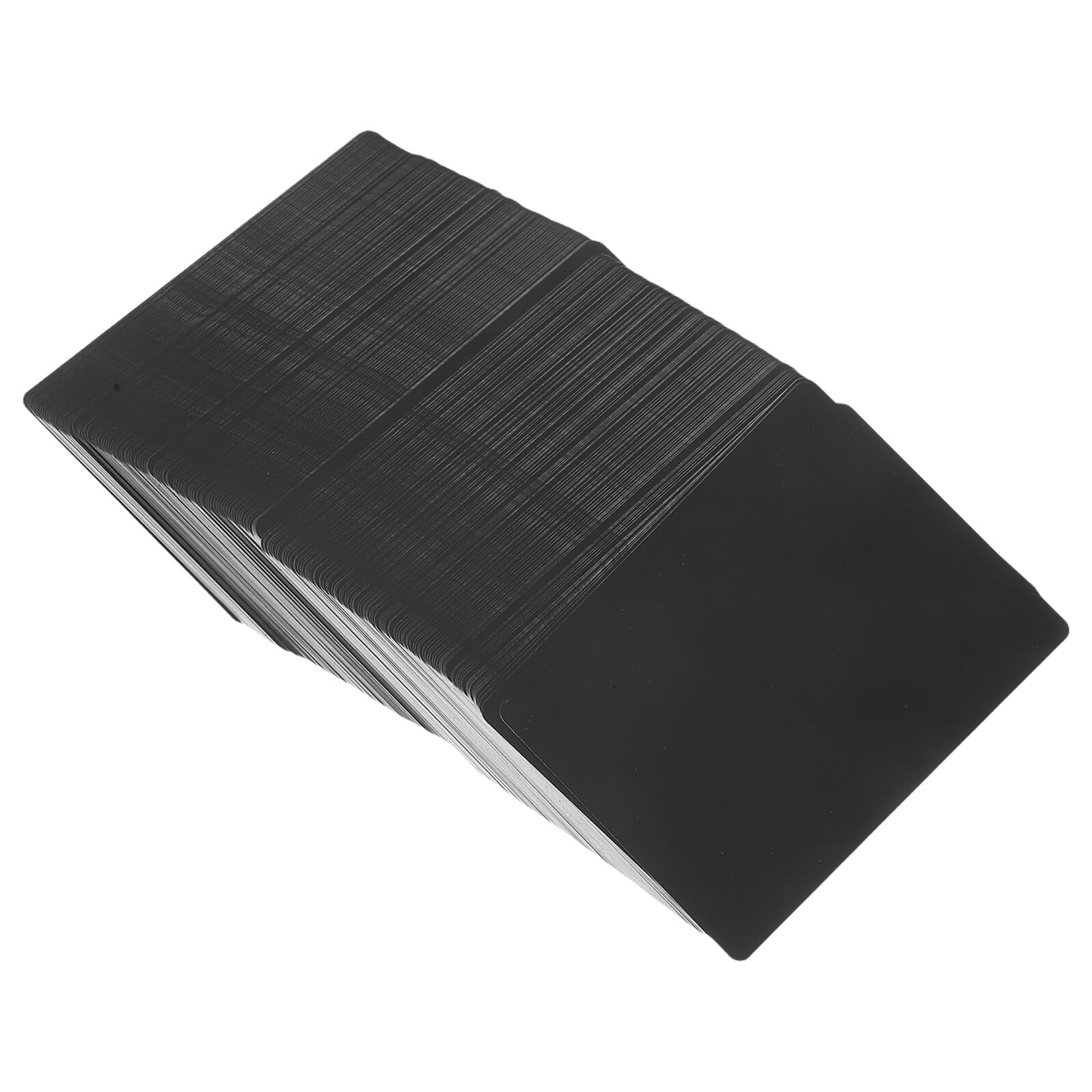 Tarjetas Metálicas en Blanco Negras 200 Piezas 86x54x0,21 Mm