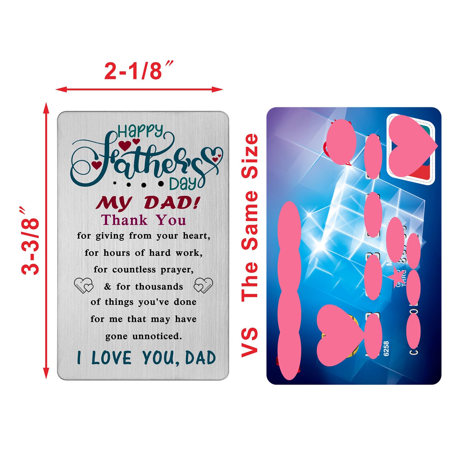 FALOGI Dad Fathers Day Card, Dad Fathers Day Card Gifts from Daughter Son, Dad Presents for Fathers Day Happy Fathers Day My Dad - Image 2