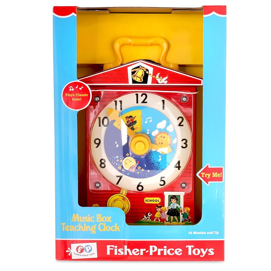 Amazon.com: Fisher Price Classic Teaching Clock : Toys & Games