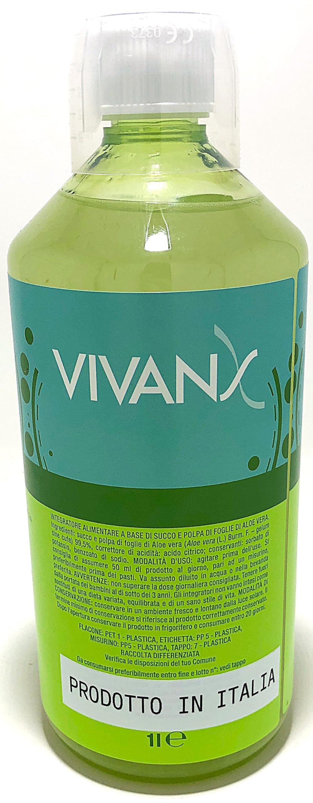 ALOE VERA DA BERE PURA 99,5% PURA SENZA AGGIUNTA DI ACQUA SENZA LATTOSIO, GLUTINE NE COLORANTI E DOLCIFICANTI PRODOTTO VEGANO CONFEZIONE 4 LITRI