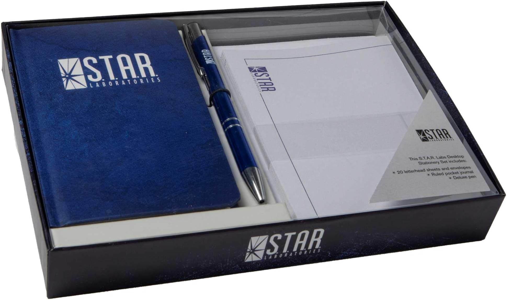 DC Comics: S.T.A.R. Labs Desktop Stationery Set (With Pen)