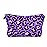 Aiphamy Cute Travel Makeup Bag Cosmetic Bag Small Pouch Gift for Women (Cheetah Print Purple)