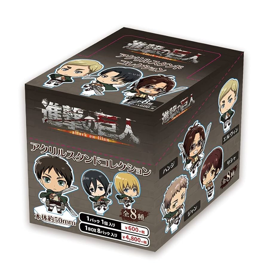 進撃の巨人 LINE CLOVA 当選品 アクリルスタンド　5個セット 進撃の巨人 LINE CLOVA 当選品 アクリルスタンド 5個セット 進撃