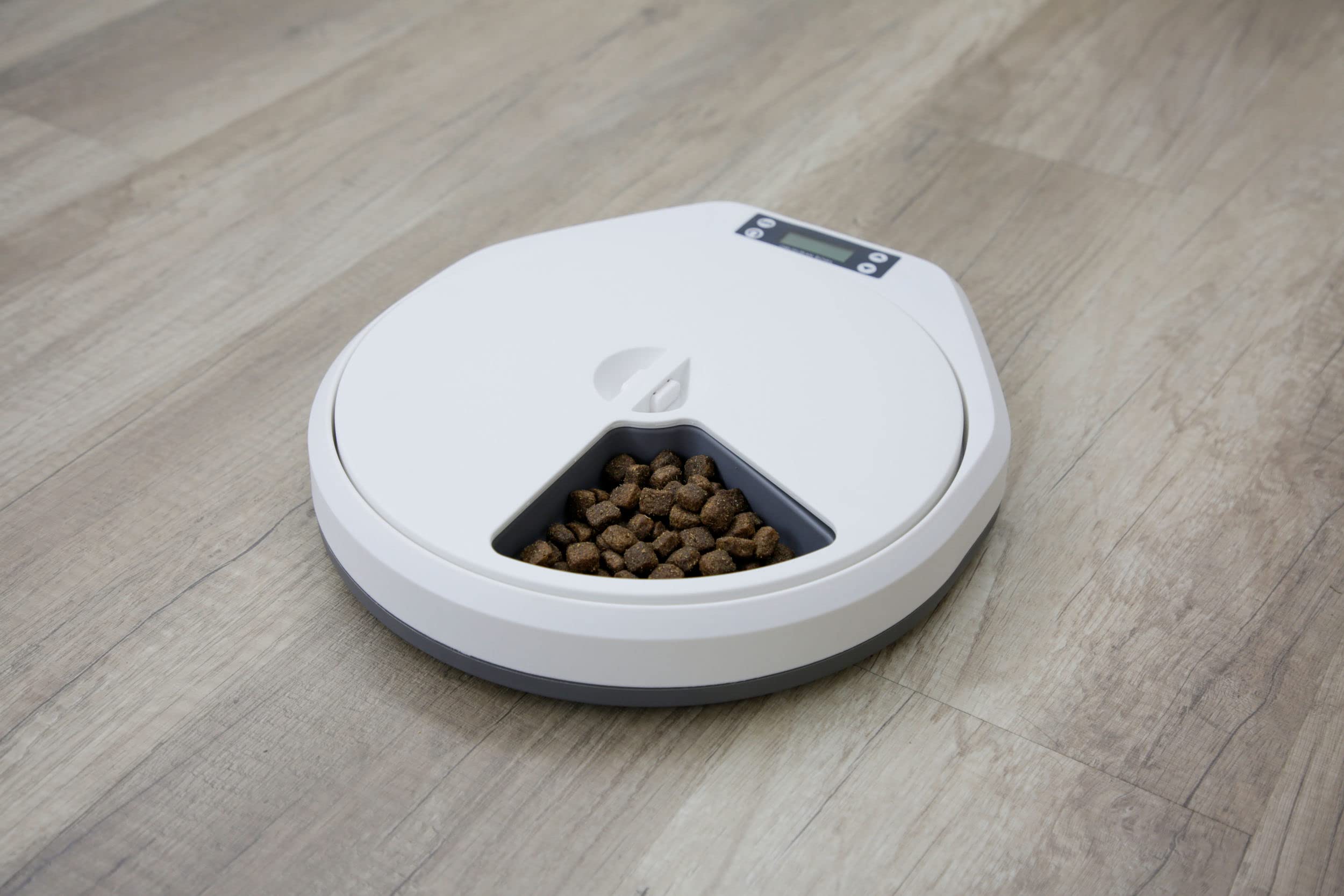 Kerbl Automatic Feeder for Dogs and Cats Timer Switch, 5 Meals Each 240 ml, White - Image 4