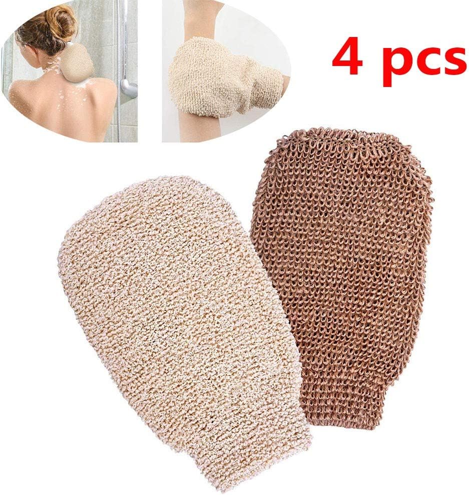 scrubber per la pelle morta sotto la doccia