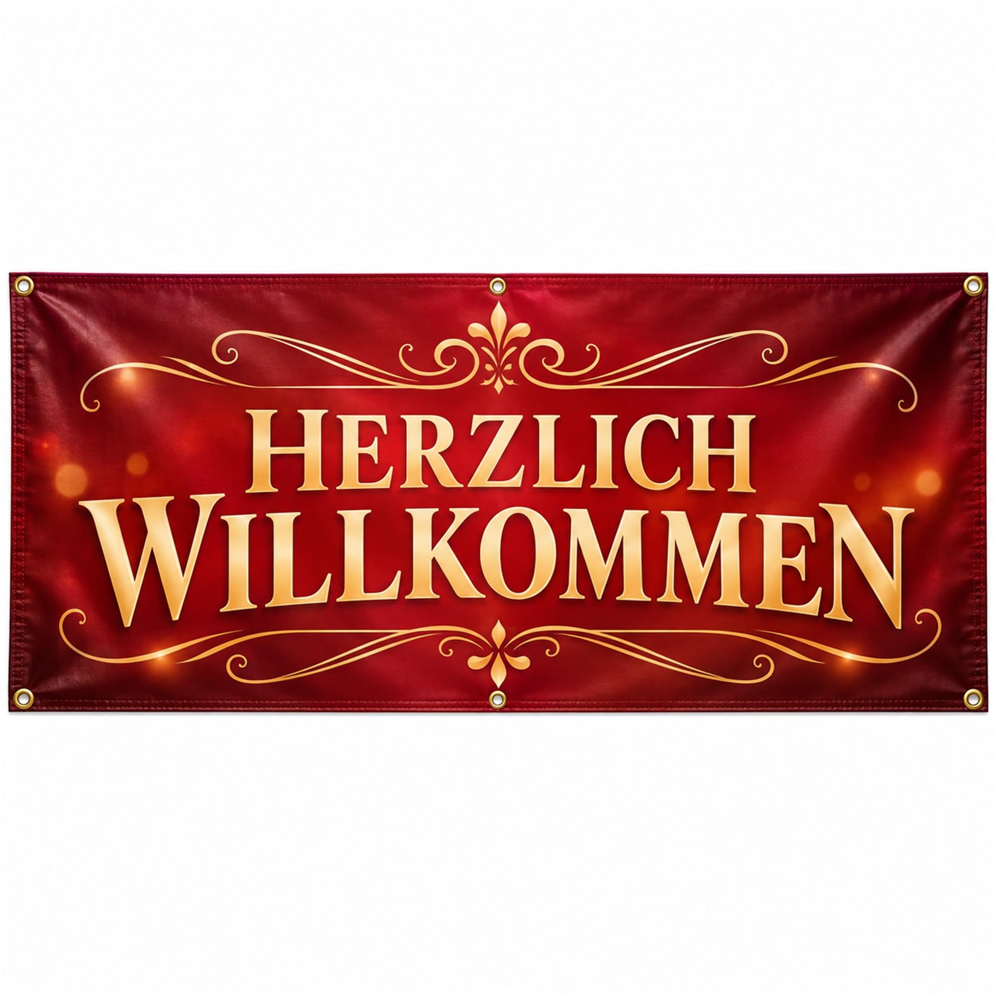 Geöffnet - Werbeplane 200x100 cm - 510 g PVC Banner Plane für Innen und Außen - wetterfest für Außenwerbung Innenbereich Geschäft Marktstand Veranstaltung Gastronomie