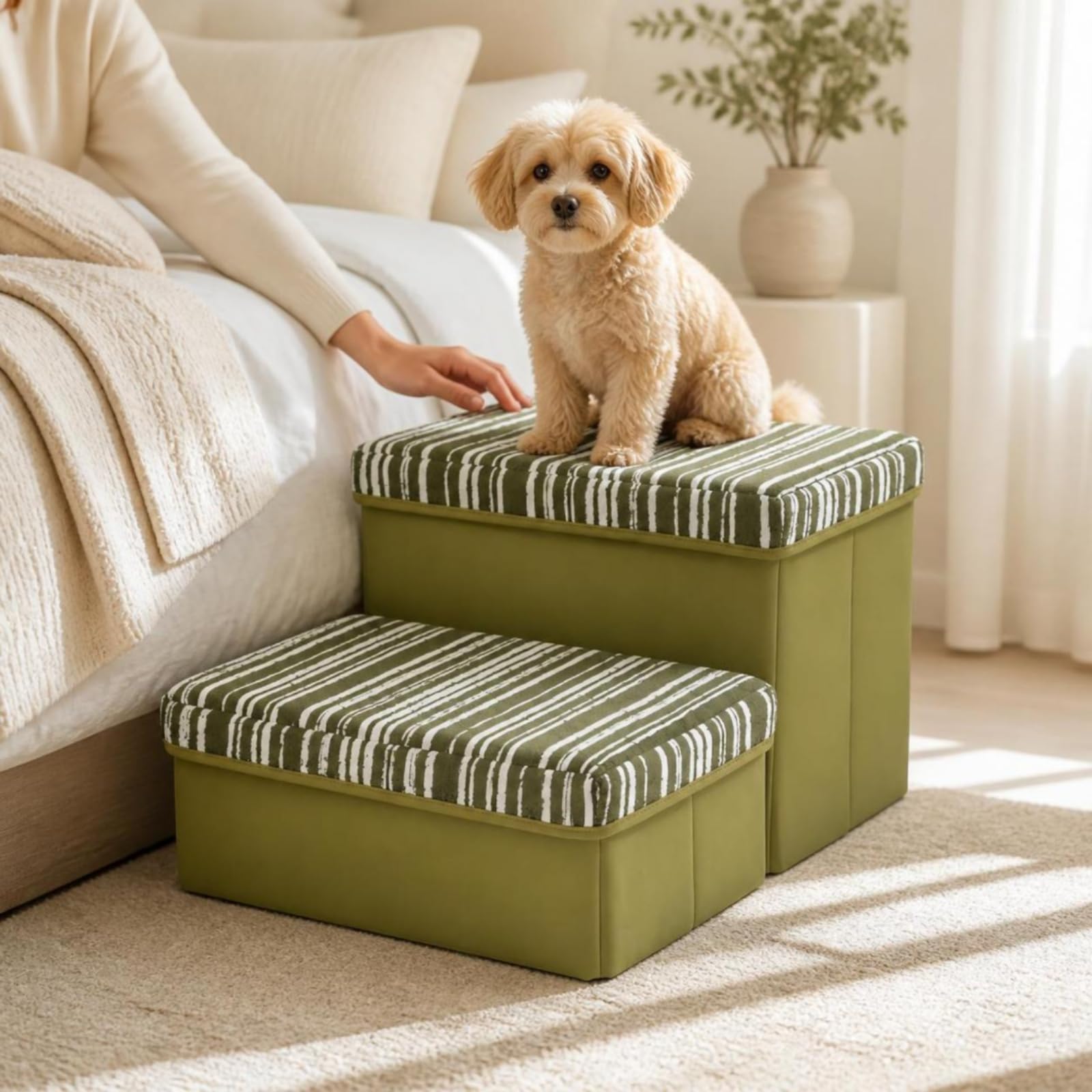 Scaletta Pieghevole per Animali Leggera, 47 X 36 X 22 Cm, color to 3