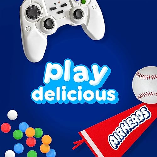 Miniatura 7 de Airheads Bocaditos de caramelo, sabores de frutas surtidos, cine, fiesta, concesiones, paquetes de 2 onzas (caja de 18)