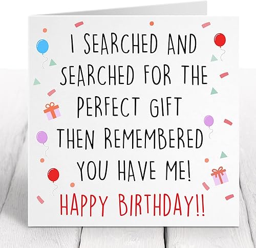 Miniatura 4 de Felbridge Studio Tarjeta de cumpleaños para hombres, tarjetas de cumpleaños divertidas para mamá, papá, hermano, tarjeta de feliz cumpleaños para