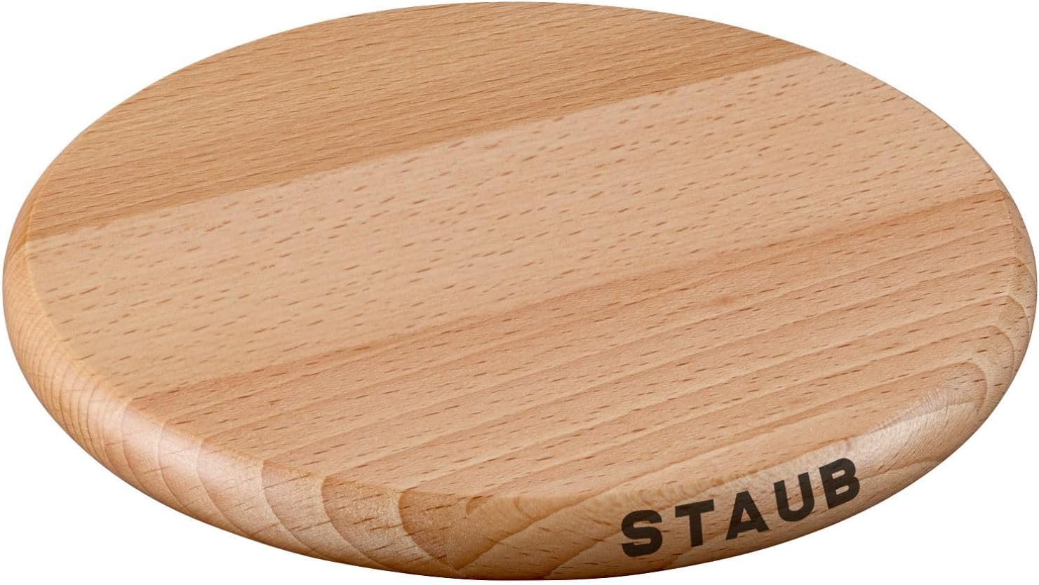 STAUB 40511 – 078 – 0 Accessories - Magnetic Wooden Trivet 16.5 x 16.5 x 2 cm