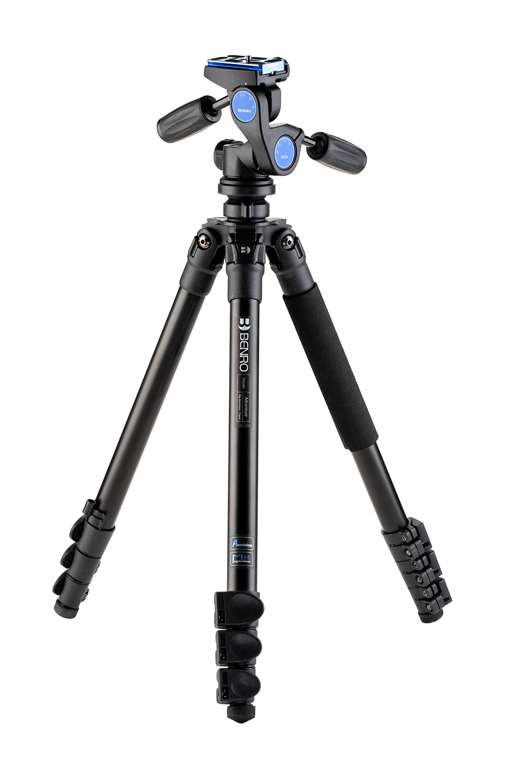 Amazon.com : Benro Adventure 2 Series Aluminum Tripod with HD2A 3
