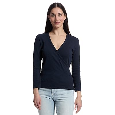Lilla P 3/4 Sleeve Surplice Women