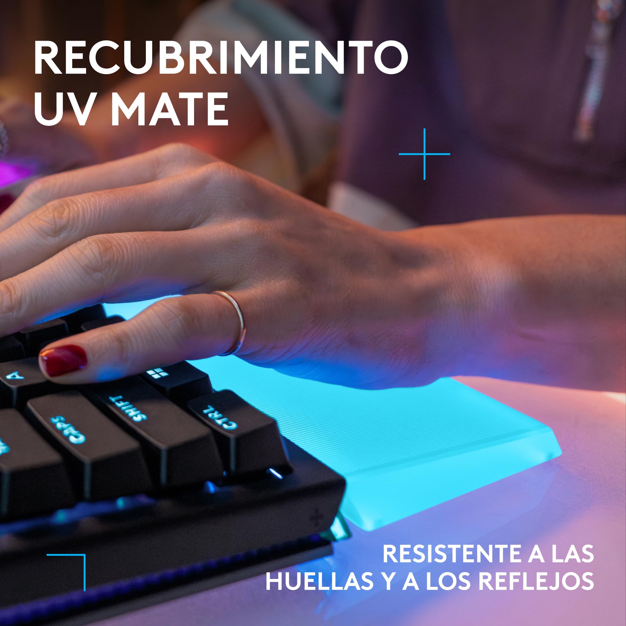 Logitech G G512 X PALM REST 98, reposamanos acrílico