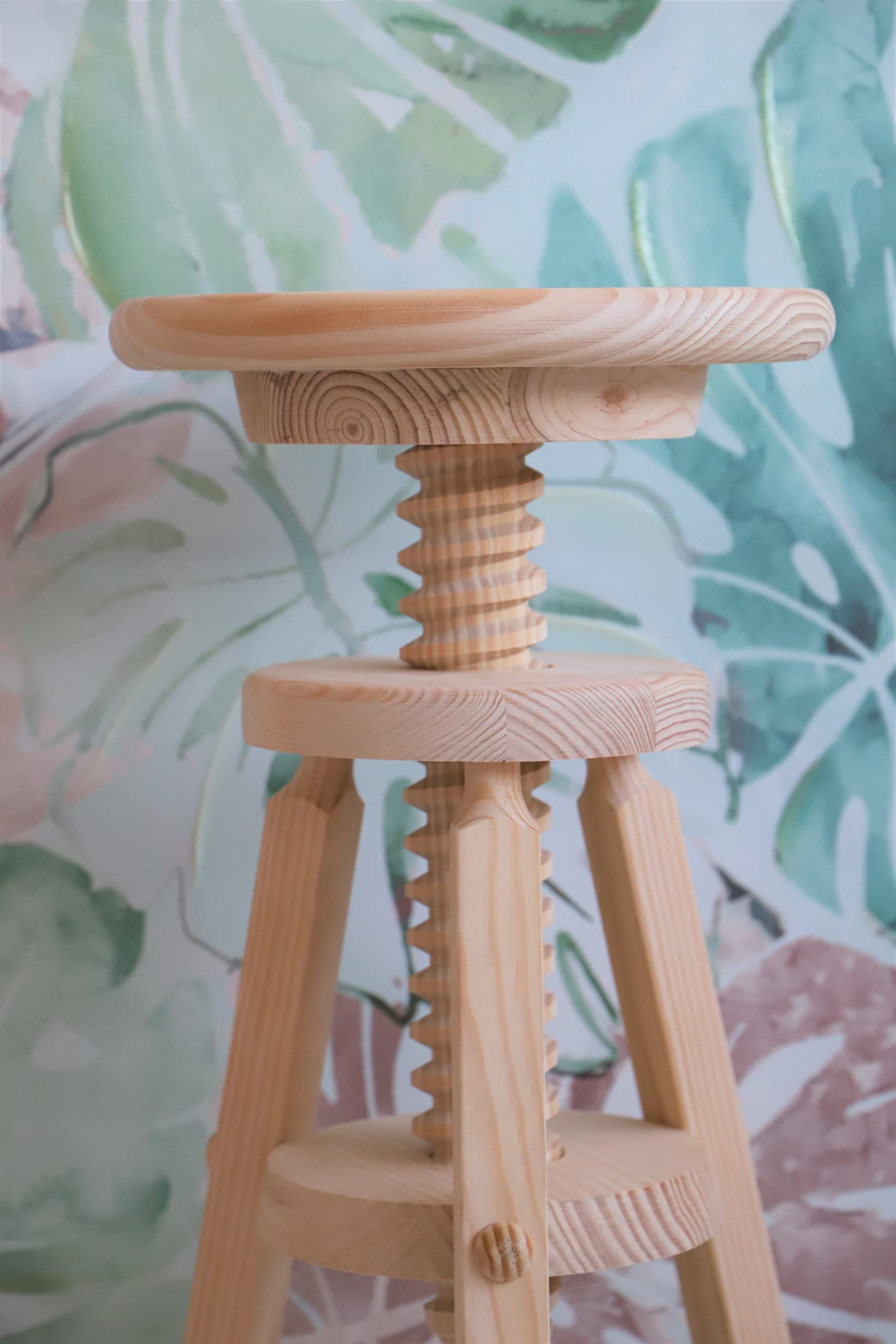 Automatische draaikruk met 180 graden terugvering, 17,8 cm draaistelbasis voor barstoelen, bureaustoelen, presentatiestandaard