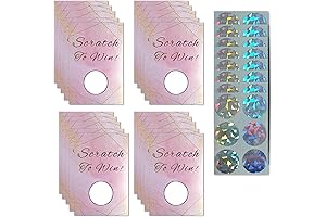 120 Pack Pink Scratch-Off Cards for Memorable Surprises