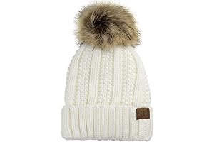 Ultra-Cozy Pompom Hat: Faux Fur Indulgence for Winter Warmth