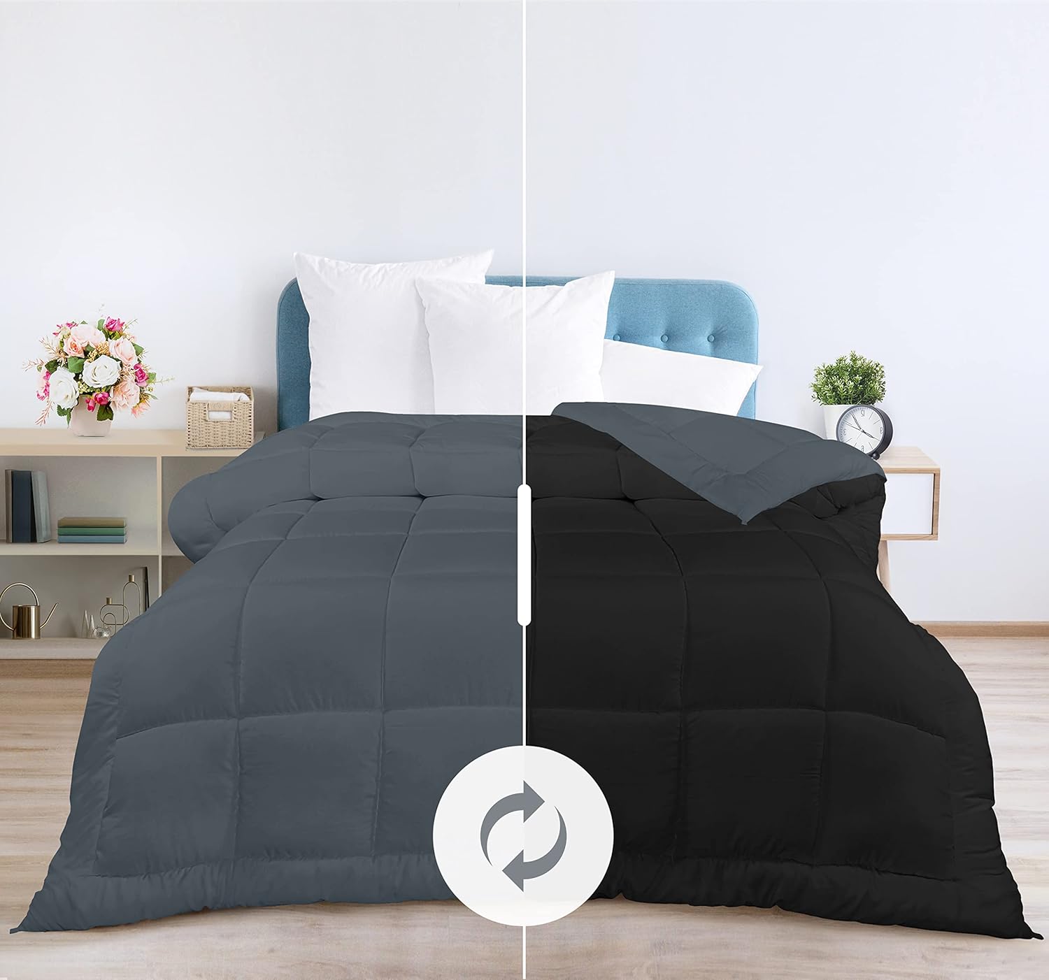 Utopia Bedding All Season Down Alternative Quilted King/Cal King Comforter Duvet