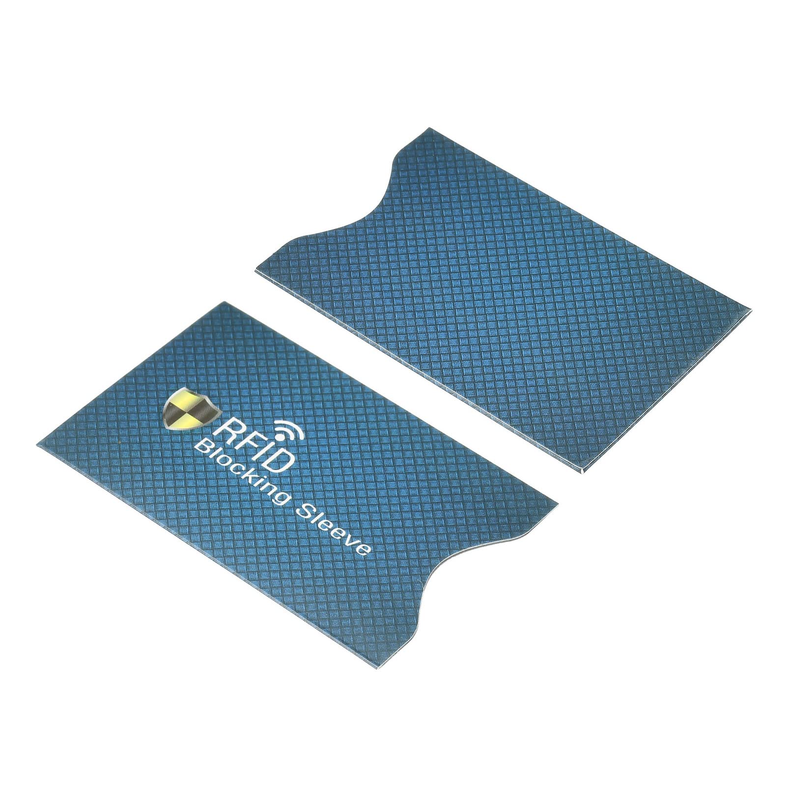 YOKIVE 10 Pcs RFID Card Holder, Card Sleeve Thicken, Blue