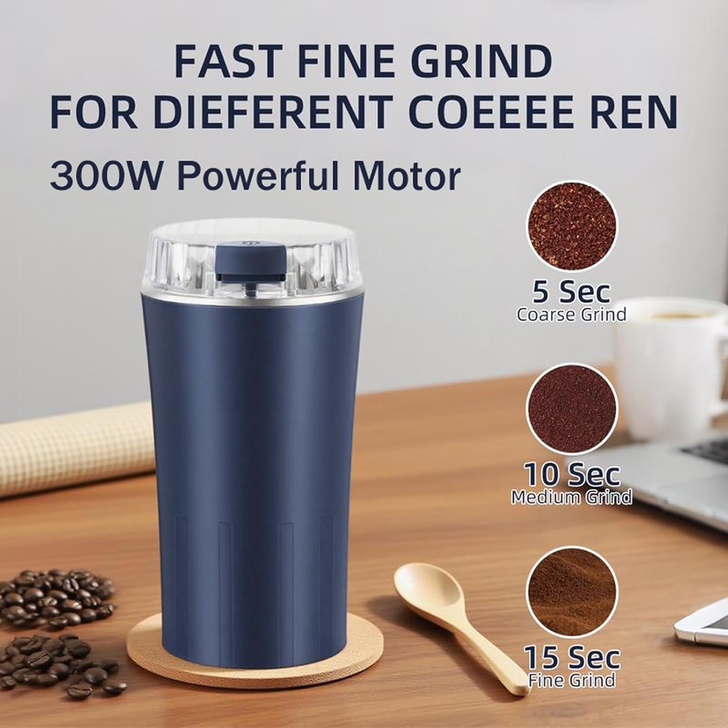 BRIXELL Mini Electric Grinder - Coffee & Spice -3