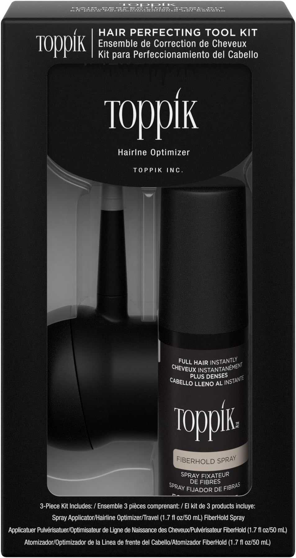 Fiber Hold Spray + Precision Applicator + Hair Line Optimizer