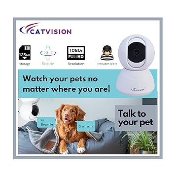 Catvision 360 degree/90 degree WiFi 1080P 2MP Home Smart Camera