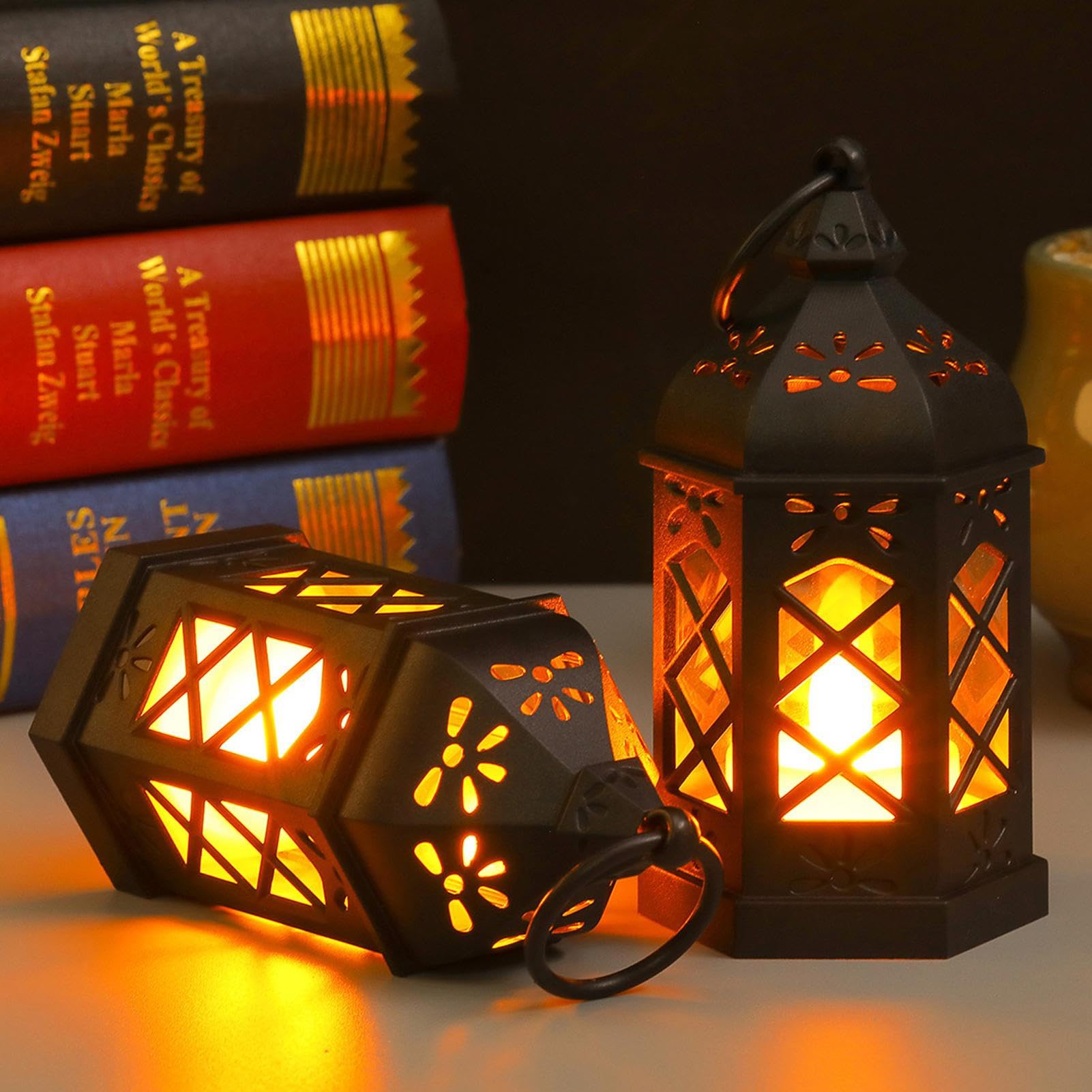 Amazon.co.jp: レトロなランタン - キャンドルランタン六角形の