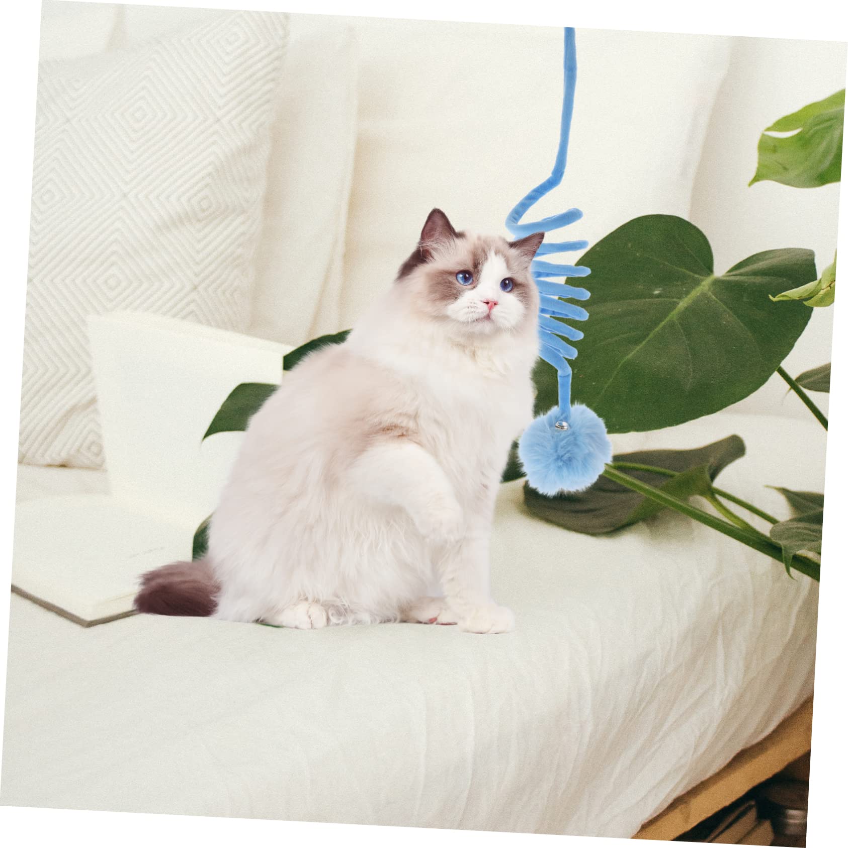 FRCOLOR 12pièces Jouets à Gratter pour Chats Boules à Gratter Intérieures avec Clochettes Accessoires Amusants pour Chats Amuser