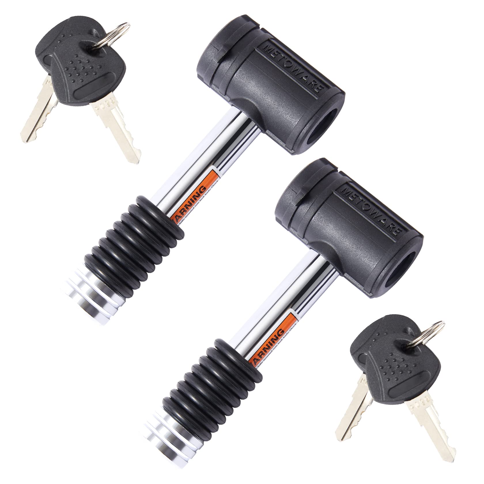 METOWARE Trailer Hitch Receiver Lock - 5/8" Pin Swivel Head Lock For 2" Or 2.5" Class III/IV/V Hitches - View #4