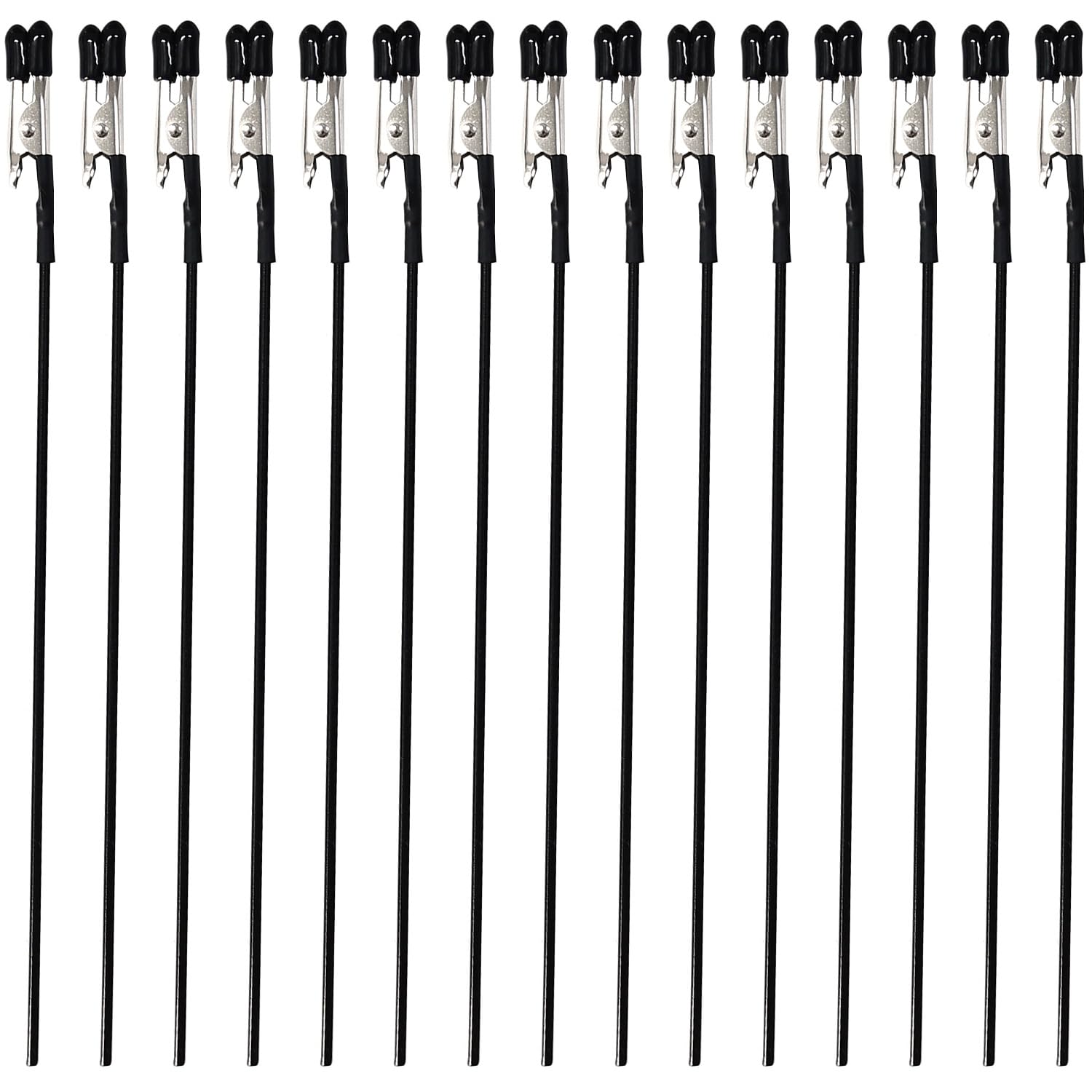 Surf turtle 15 PCS Alligator Clip Sticks with Rubber Tips Modeling Tools for Hobby Modeling DIY Card Photo Memo for Airbrush Hobby Model Parts