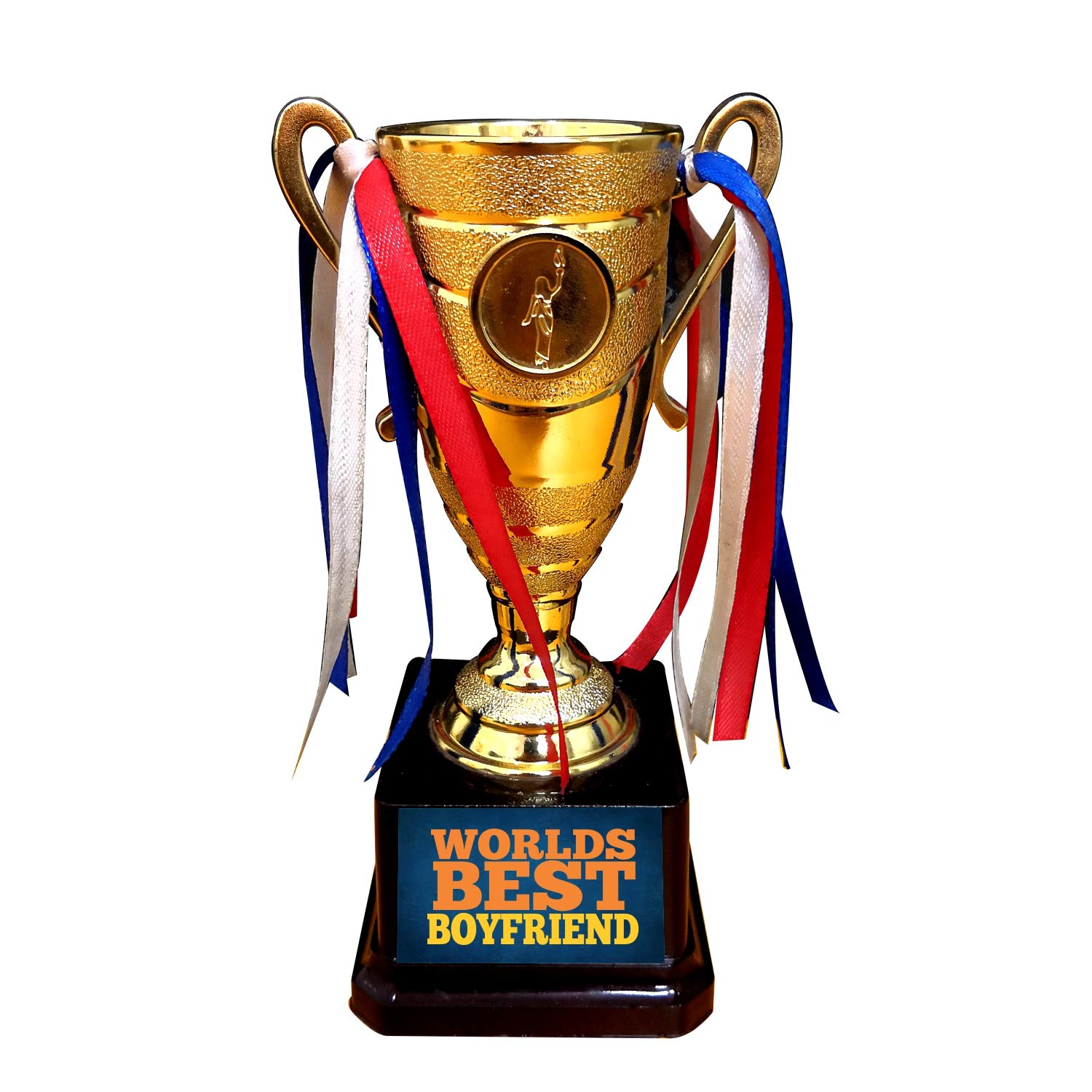 Yaya Cafe Valentine Gifts for Boyfriend, Worlds Best Boyfriend Award Trophy - Champion Golden (B07MFZ49RZ) Amazon Price History, Amazon Price Tracker