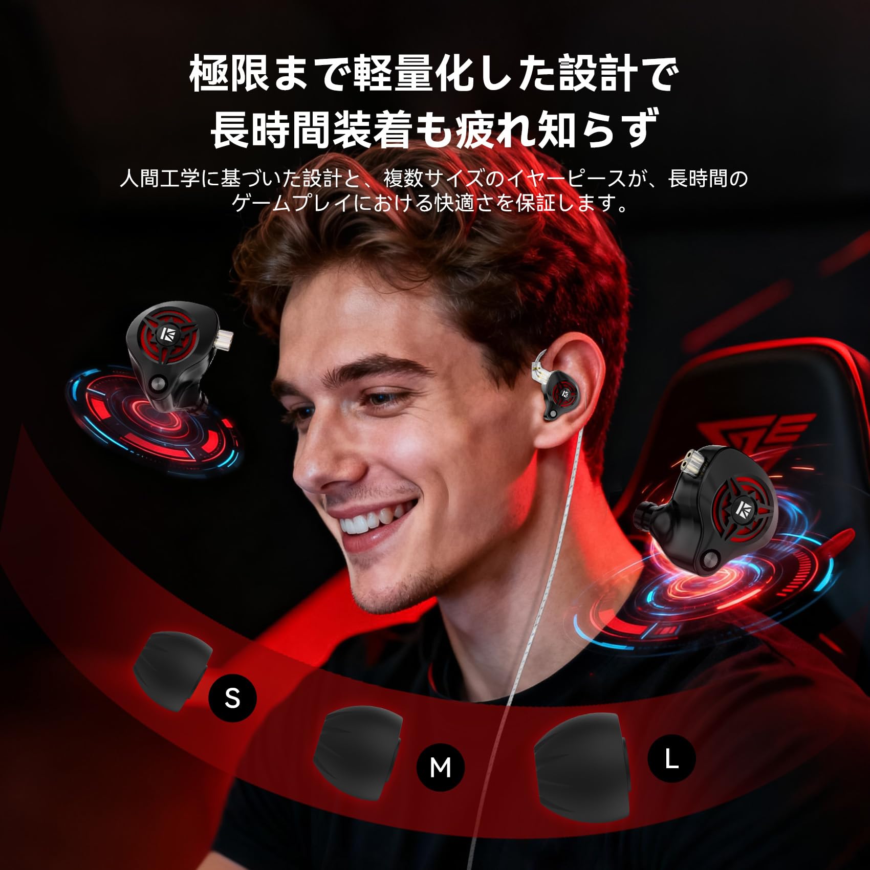 Amazon.co.jp: KBEAR BANGKゲーミンクイヤホン イヤモニ 1DD 高遮音性