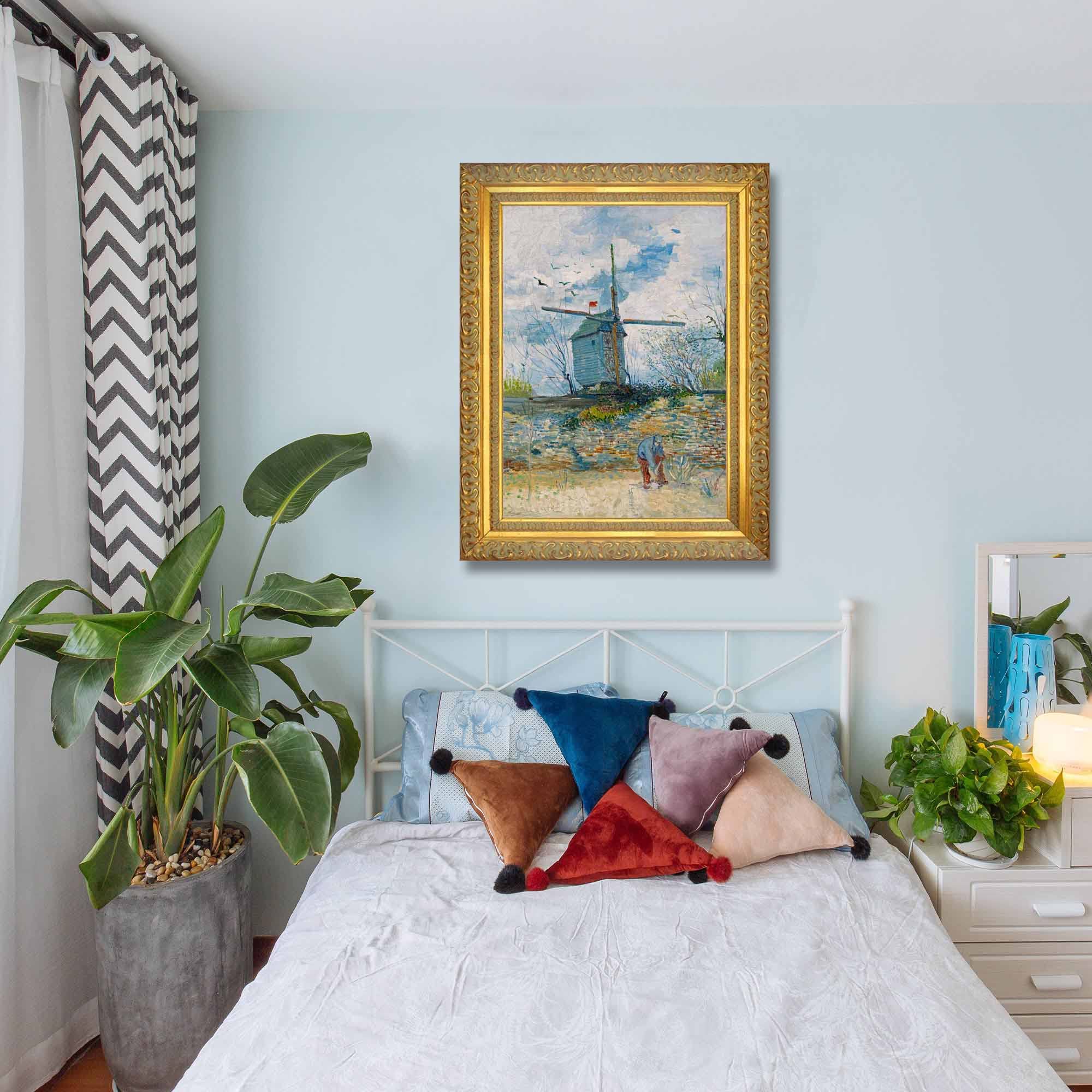 Amazon.com: Windmill By Vincent Van Gogh Framed Impressionism Amazon.com: Windmill By Vincent Van Gogh Framed Impressionism