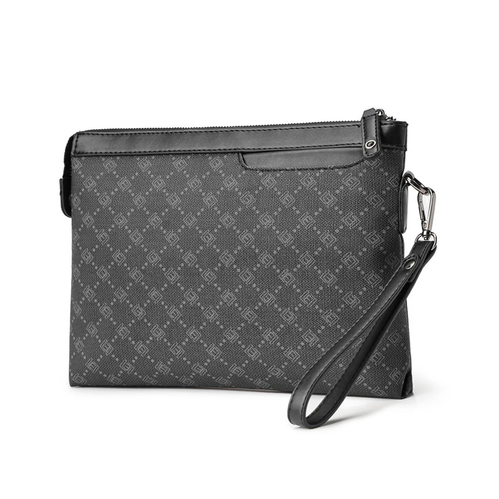 Pochette da uomo in morbida pelle Borsa da uomo Portafoglio rettangolare Pochette da polso for telefono