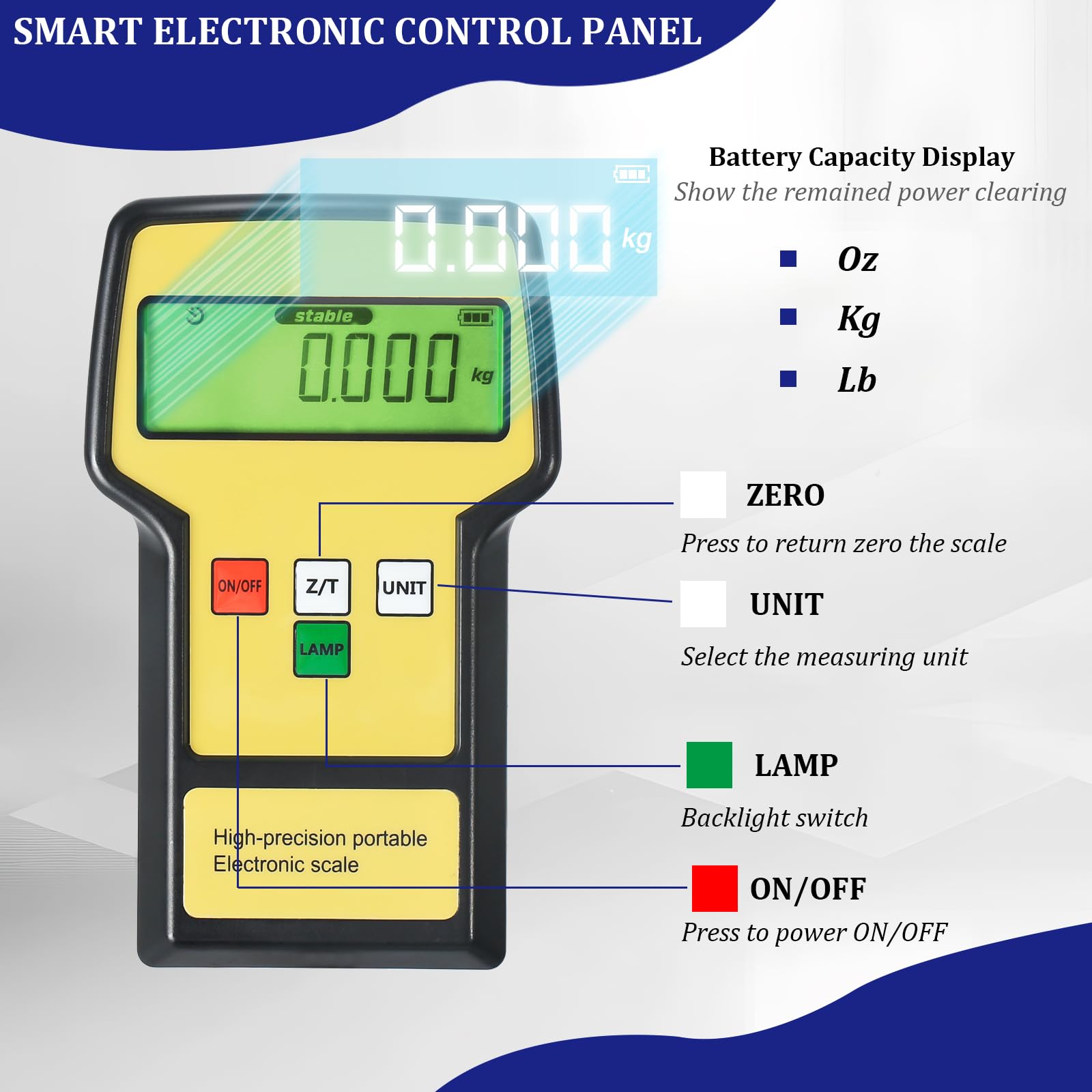 Báscula electrónica digital de carga de refrigerante de 220 libras con funda portátil, Báscula Aire Acondicionado HVAC para todos los tanques de recuperación de refrigerante