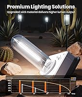 Vista 2 de Luces solares SUPER BRILLANTES para caminos al aire libre, paquete de 8 luces solares para exteriores, encendido/apagado automático, IP65, luces