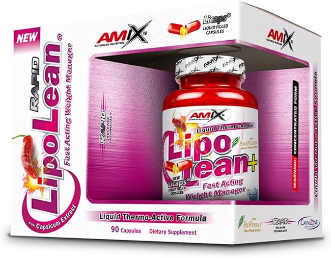 Amix LipoLean Suplemento Alimenticio 90 Cápsulas