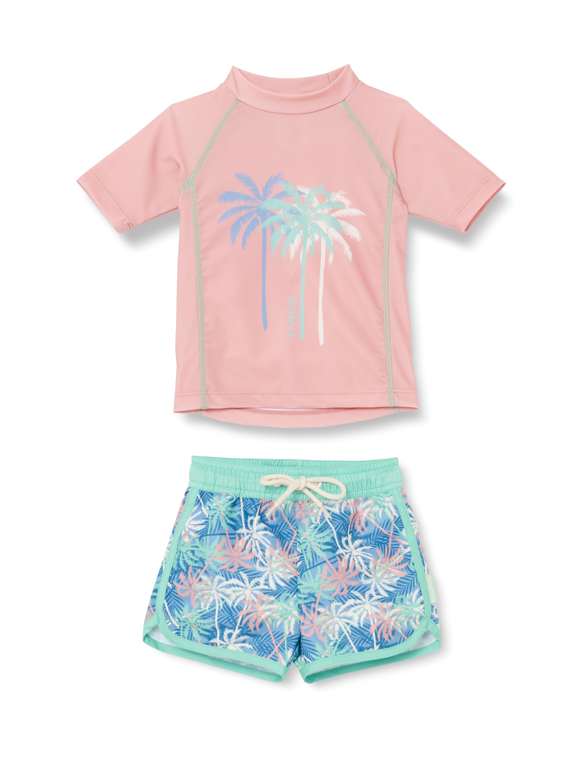 Playshoes Unisex Kinder Uv-Schutz Bade-Set zweiteilig Schwimmshirt Badeshorts Badebekleidung (1er Pack)