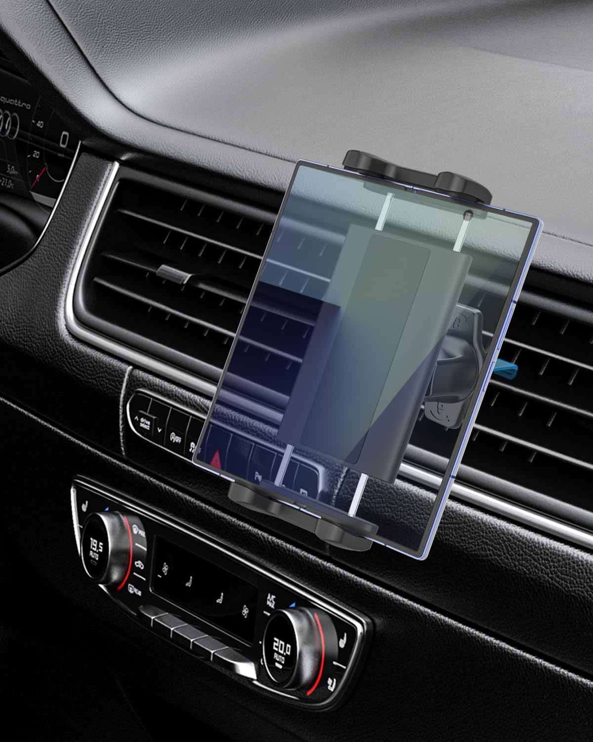 Fold7 - Supporto per auto, gancio in metallo migliorato, per ventilazione auto, girevole a 360°, per prese d'aria per Galaxy Z Fold 7 6 5 4 3 2, S A,Pixel Fold, 4 – 8,3"