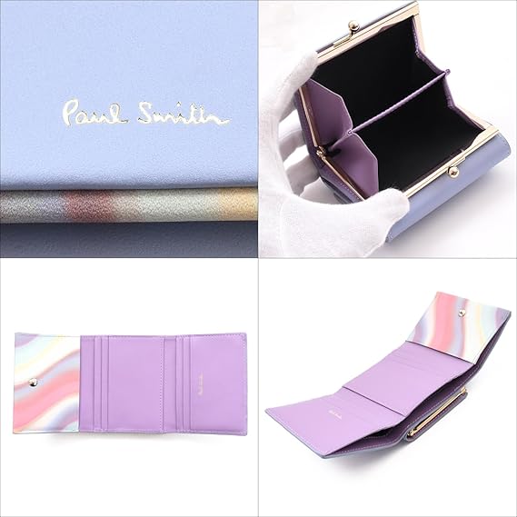 ポールスミス　スプレースワールトリム がま口 ミニ財布　 未使用 Amazon | [ポールスミス] ラッピング済 名入れ可 スプレー