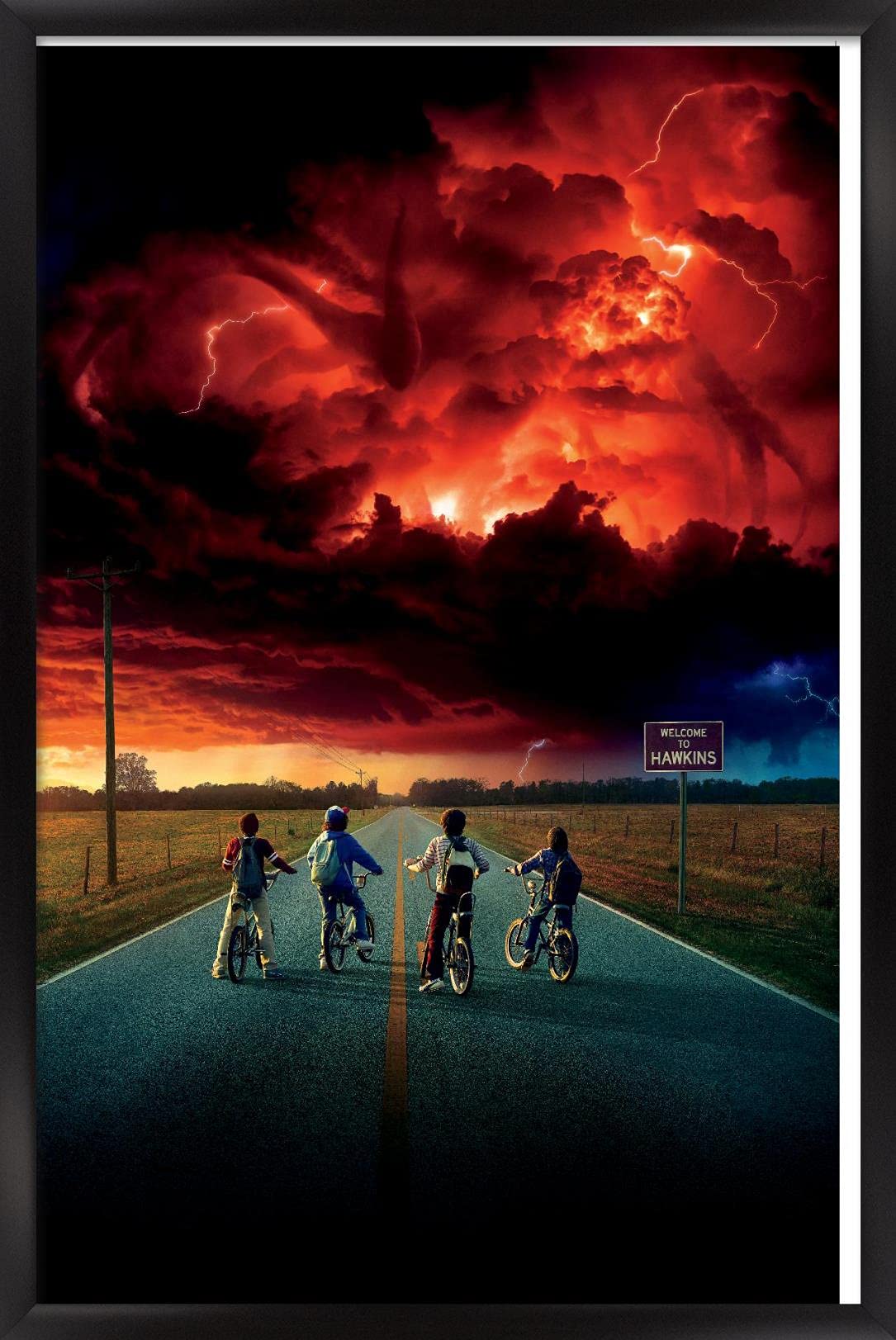 Amazon.co.jp: トレンド国際フレーム入りポスターStranger Things 2