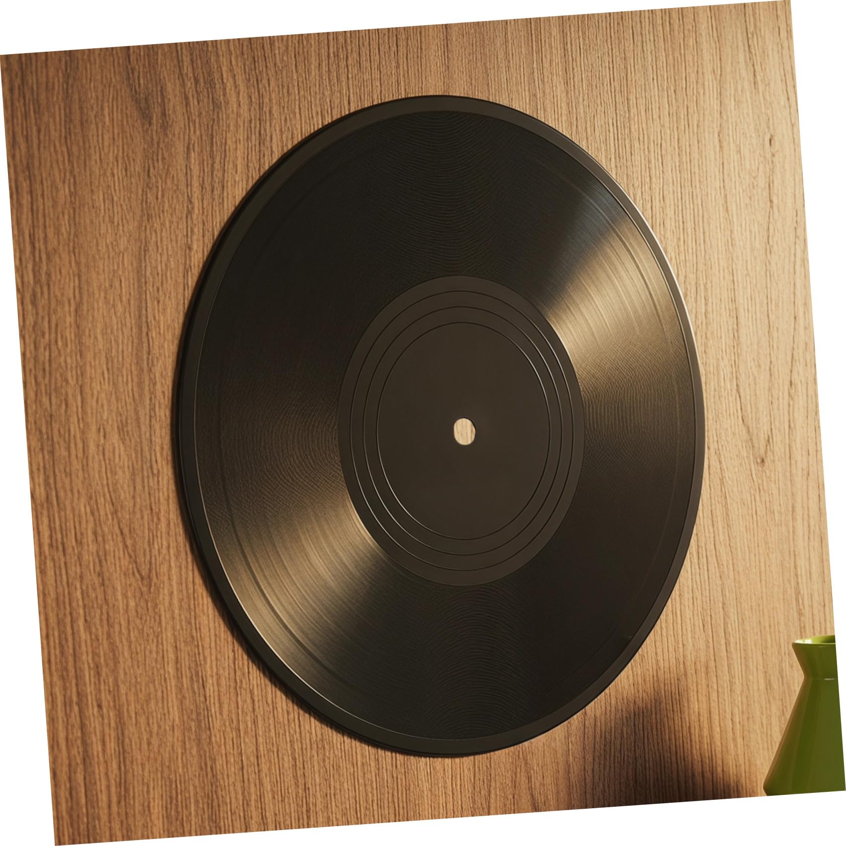PRETYZOOM 12 Pezzi Decorazione da Muro Disco in Vinile Retrò per Casa Ornamento Appeso con Tema Musicale e Design Unico