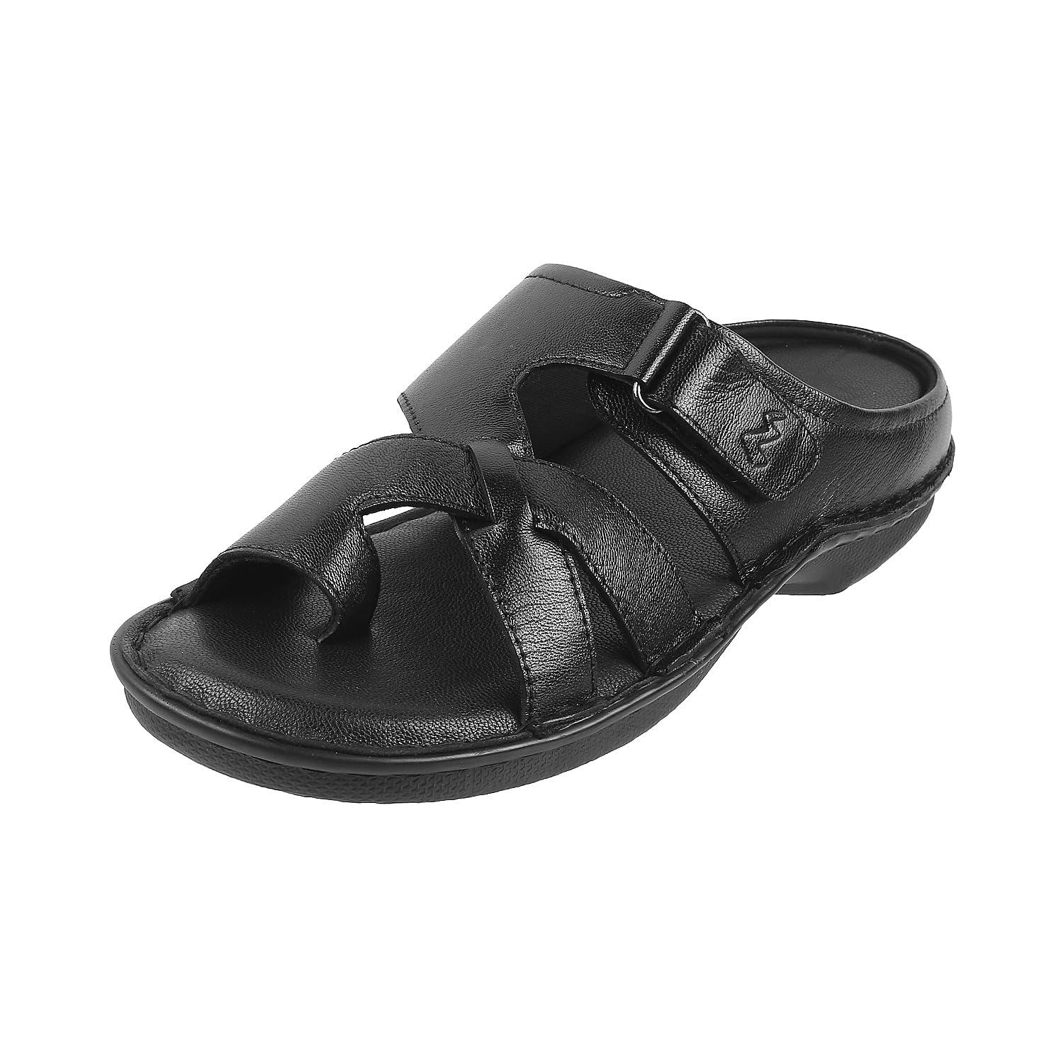 Metro Mens Leather Black Slippers (Size (6 UK (40 EU)) (B09K5LXB1J) Amazon Price History, Amazon Price Tracker