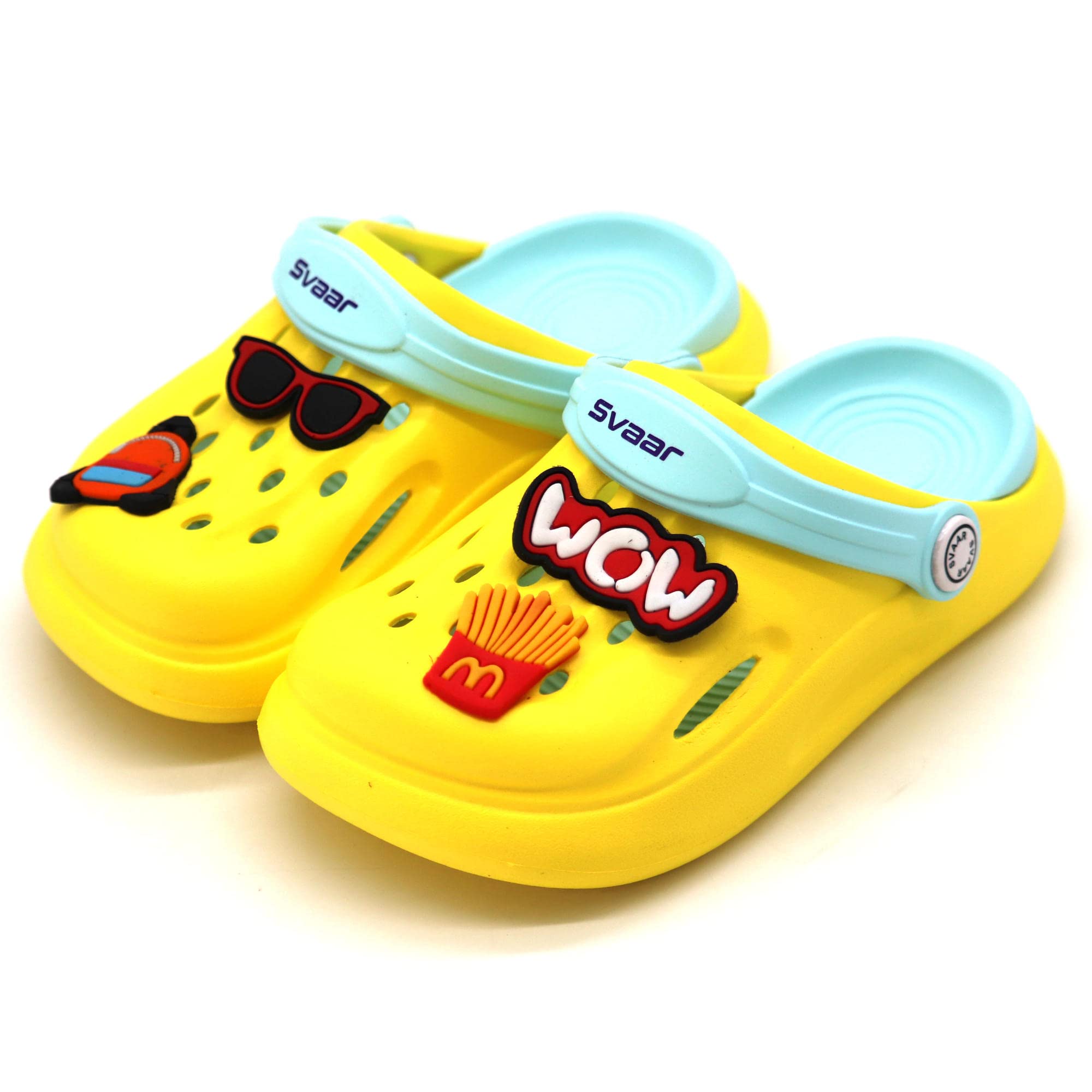 SVAAR Wow Clog Shoes For Boys & Girls || Indoor & Outdoor Sandals Clogs For Kids, 7 UK (B0C5W647K6) Amazon Price History, Amazon Price Tracker