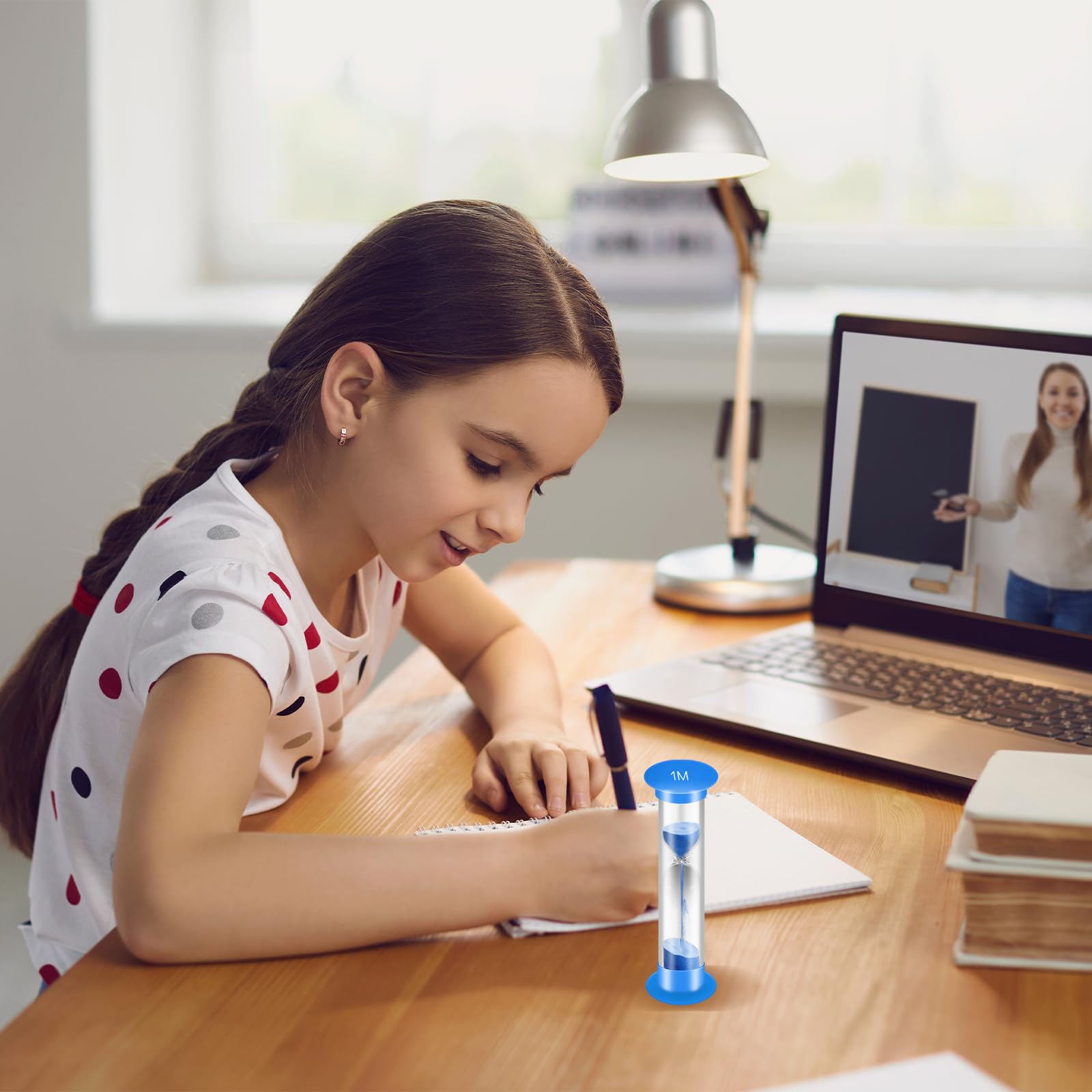 Set 6 Clessidre Timer - 30s, 1,2,3,5,10 Minuti, Gestione Tempo Per Bambini - Foto 7